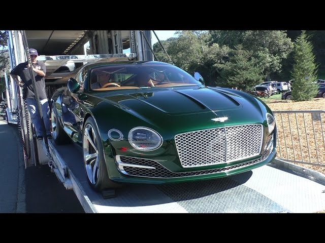 Driving BENTLEY EXP 10 SPEED 6 CONCEPT | Monterey Carweek 2015