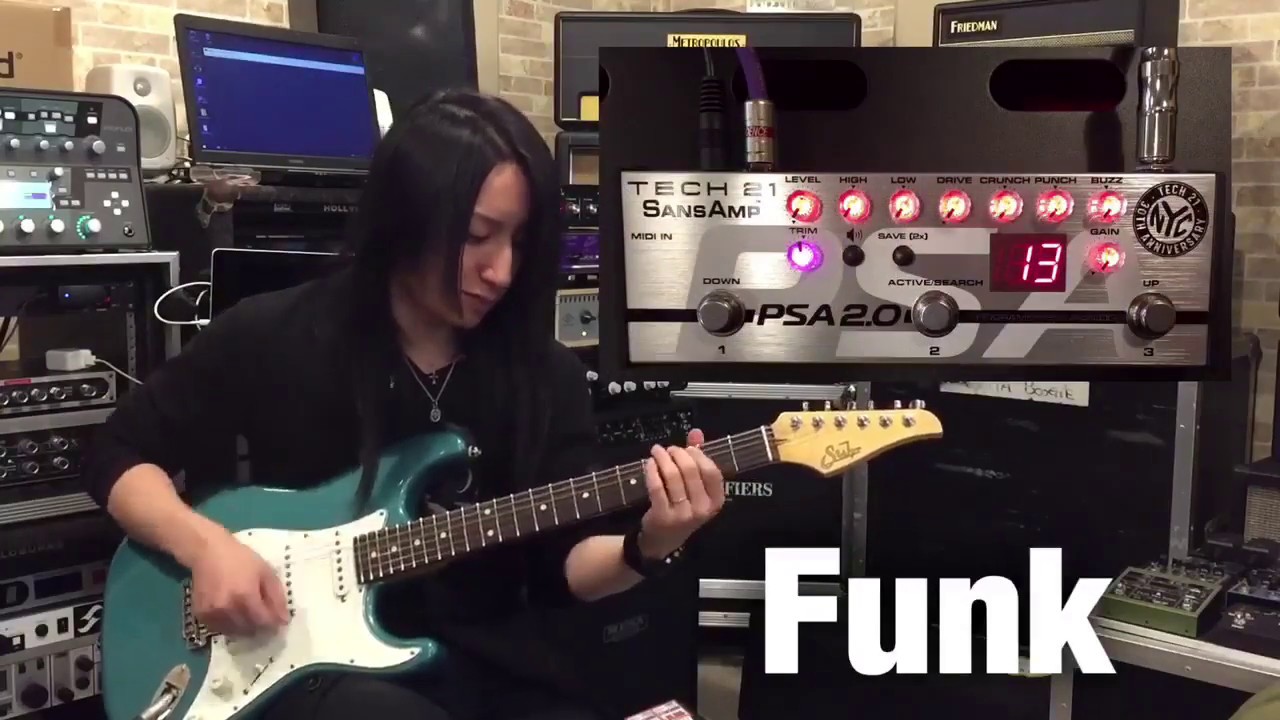 弾いてみた】TECH21 PSA-2.0【アンプステーション】 - YouTube