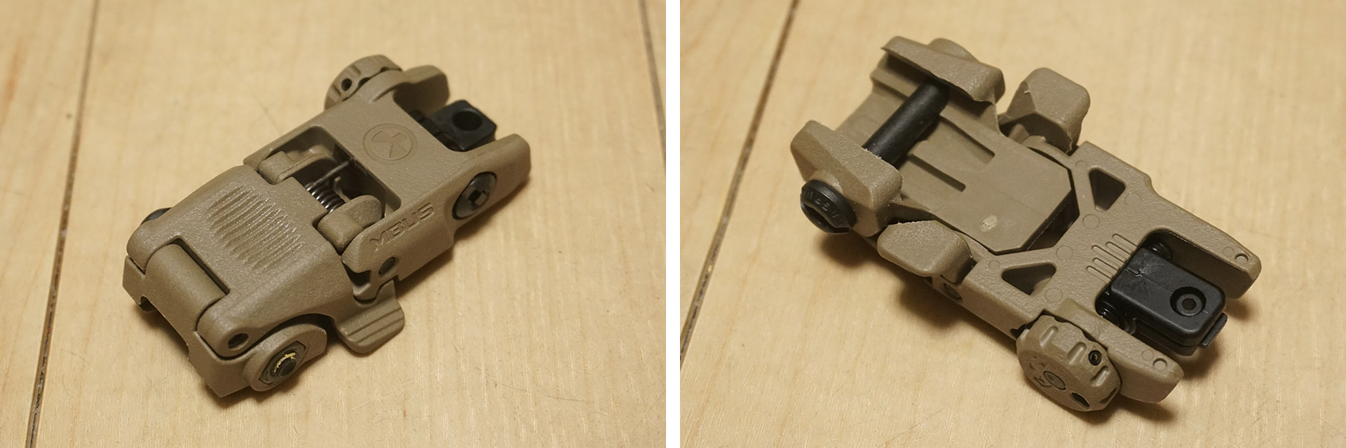 MAGPUL MOE MBUS リア バックアップサイト FDEを買いました | エボログ