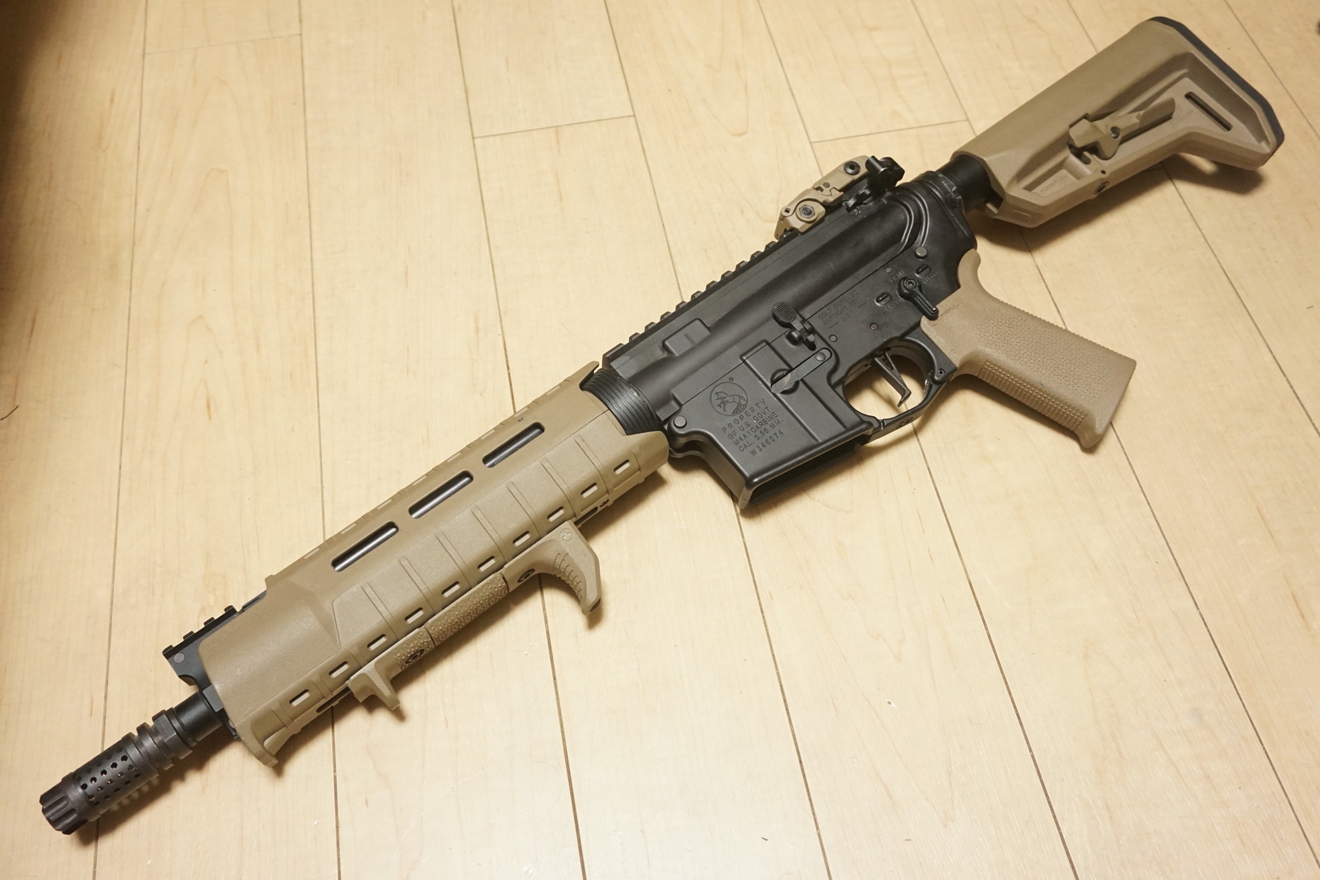 MAGPUL MOE MBUS リア バックアップサイト FDEを買いました | エボログ