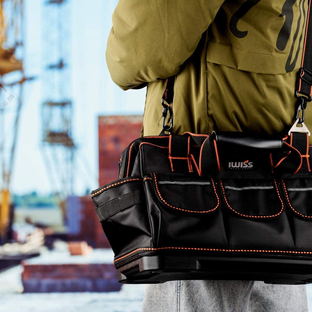 ツールバッグ ワイドオープン Lサイズ 幅約395mm LM-5153B -