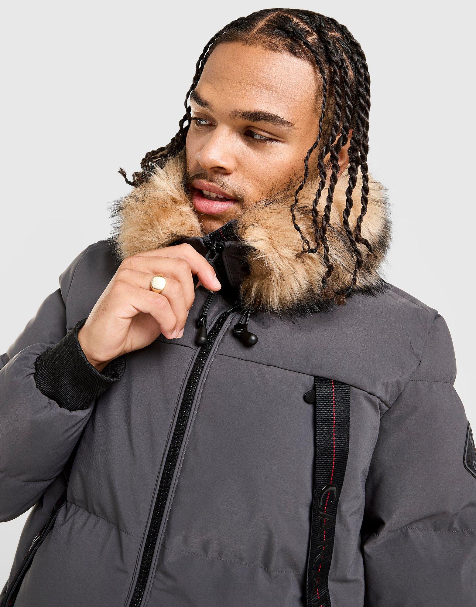 Grey Zavetti Canada Navax Short Parka Jacket - JD Sports Global