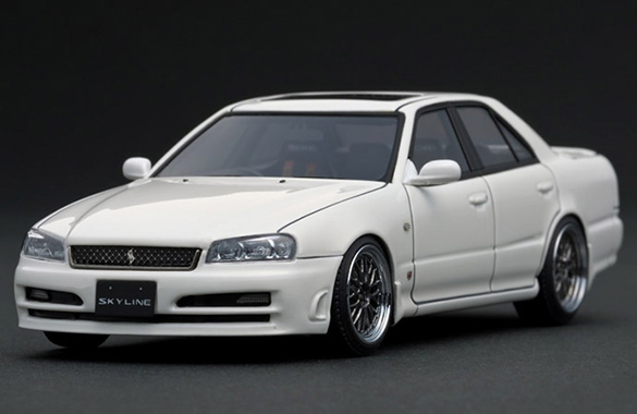 IG1615 1/43 Nissan Skyline 25GT Turbo (ER34) White | LINE UP