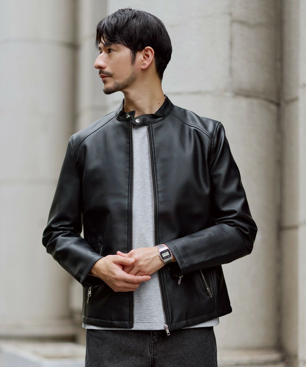 PUシングルライダースジャケット | スプートニクス(SPUTNICKS