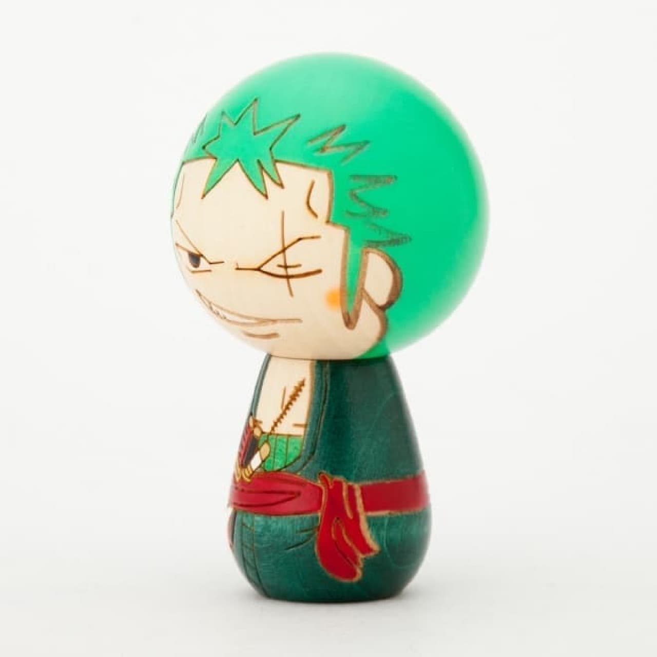 ワンピースこけし」予約受付開始…ルフィ、ゾロ、チョッパーの3