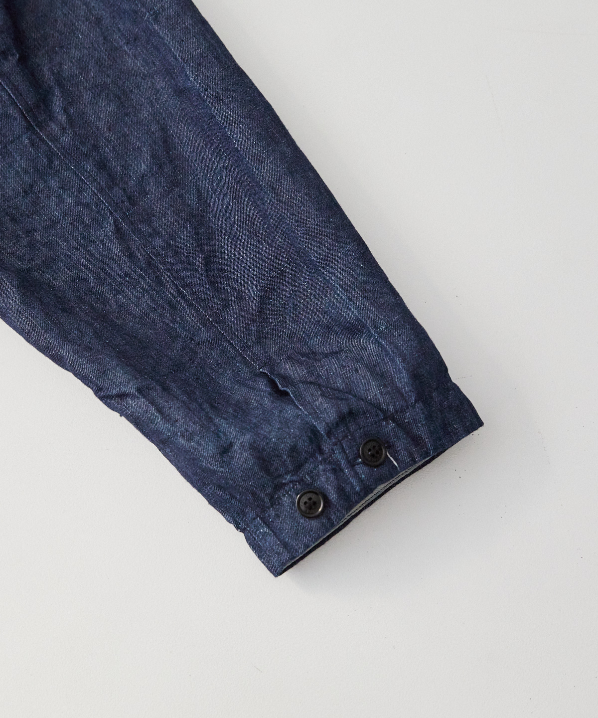 10ozリネンデニム ワークシャツ｜nest Robe / CONFECT ONLINE SHOP