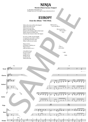 楽譜】ラ・セゾン / アン・ルイス バンドスコア from68 / アン・ルイス