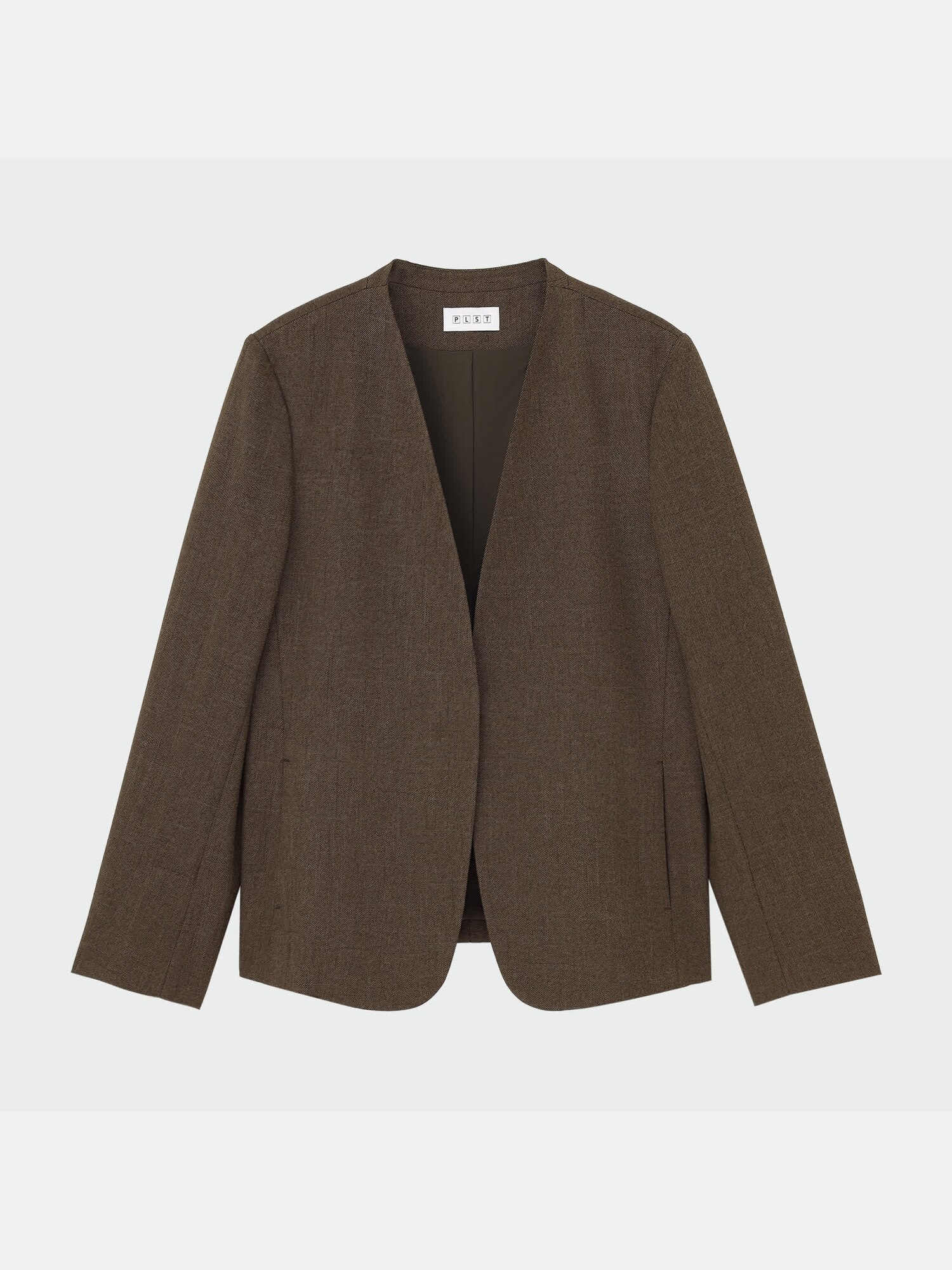 PLST(プラステ)公式 | シャークツイードカラーレスジャケット