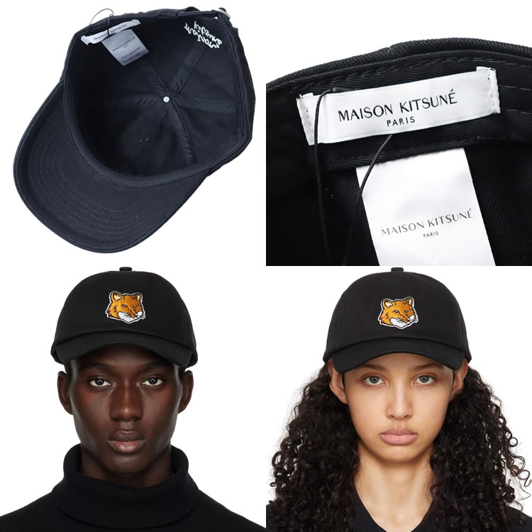 楽天市場】【SALE】メゾンキツネ 帽子 キャップ ベースボールキャップ