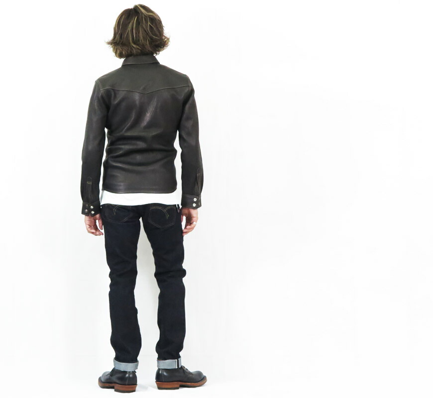 楽天市場】フラットヘッド THE FLAT HEAD ディアスキン シャツ 鹿革