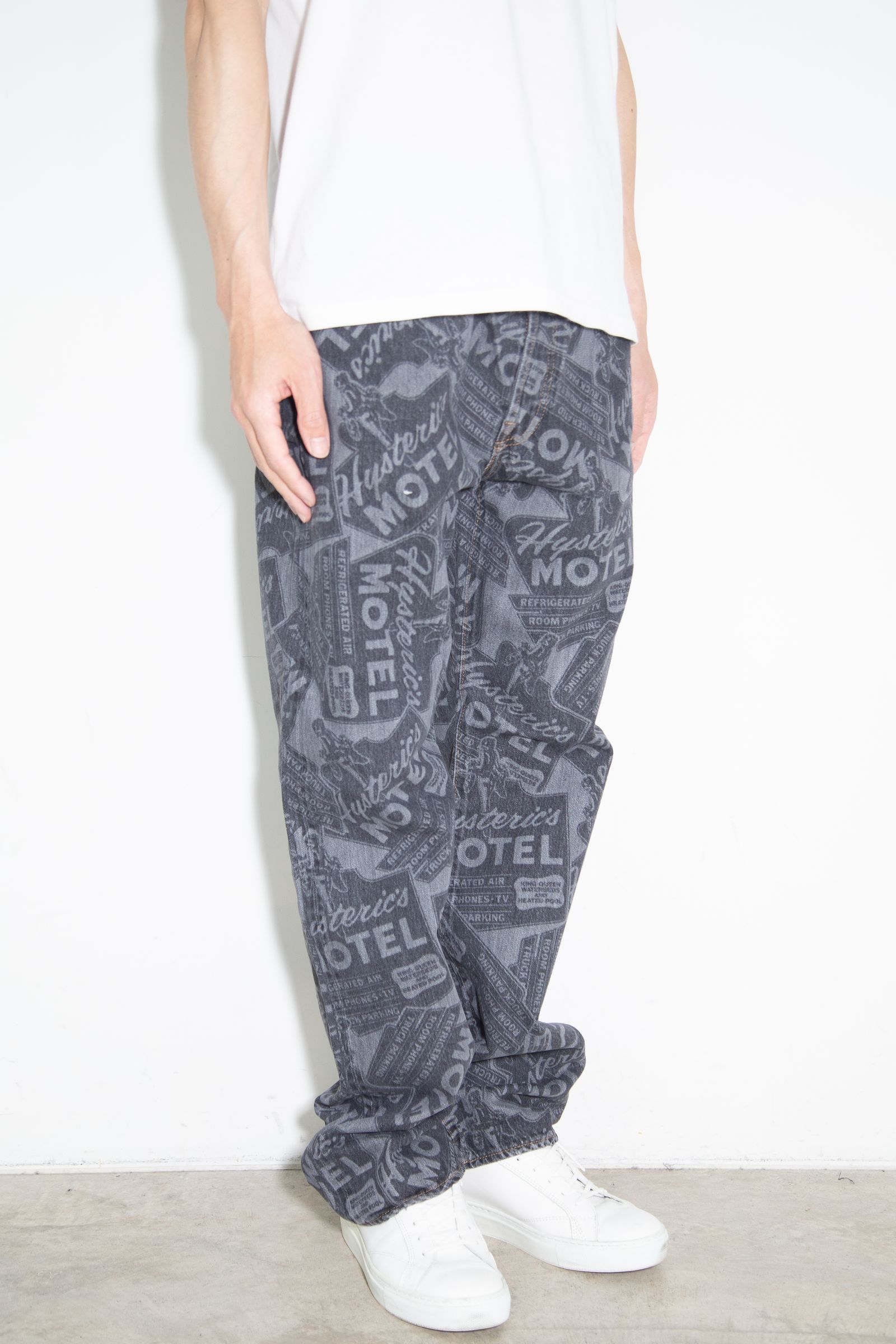 HYSTERIC GLAMOUR - [ラスト1点 サイズ32] HYSTERIC MOTEL柄 60'S XX