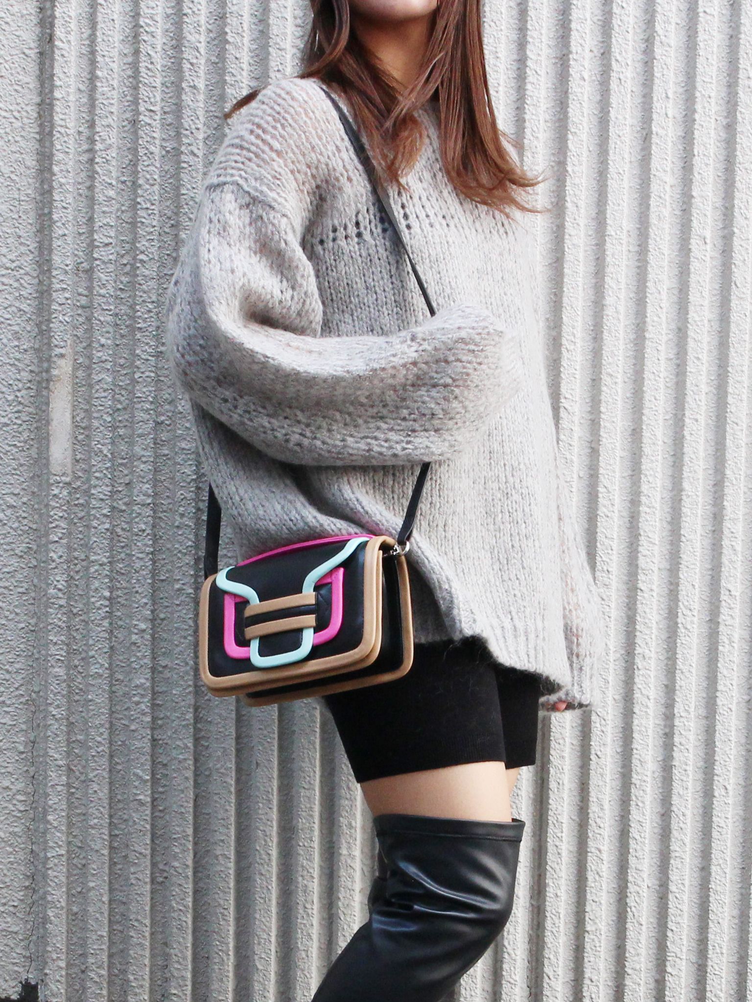 CLANE - ニットショートパンツ - KNIT SHORT PANTS - BLACK | ADDICT