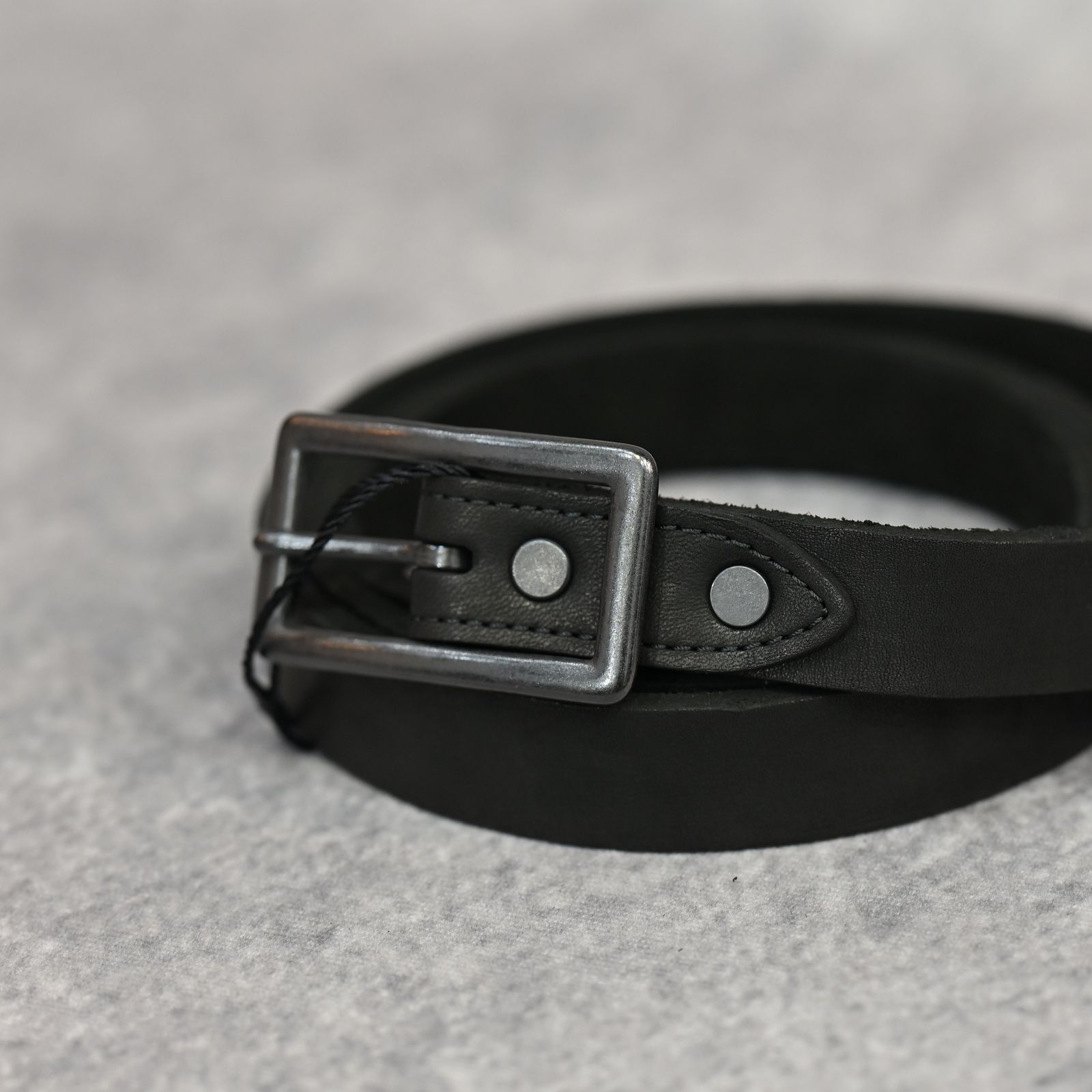 ISAMU KATAYAMA BACKLASH - ダブルショルダー製品染め 25㎜ベルト