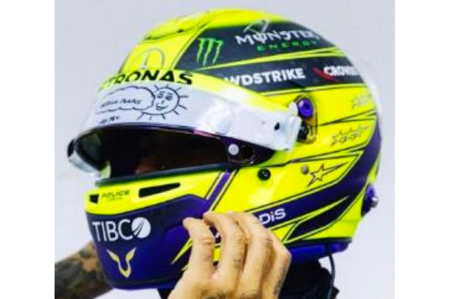 予約] スパーク 1/5 ヘルメット L.ハミルトン メルセデス 2022 5HF071