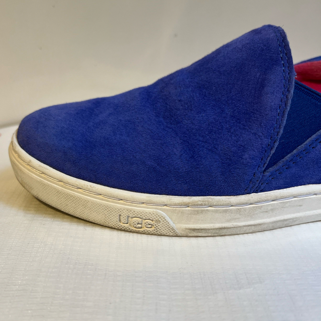 UGG - UGG スリッポン 24.5cm ライトブルー 裏地ピンク ロゴタグあり