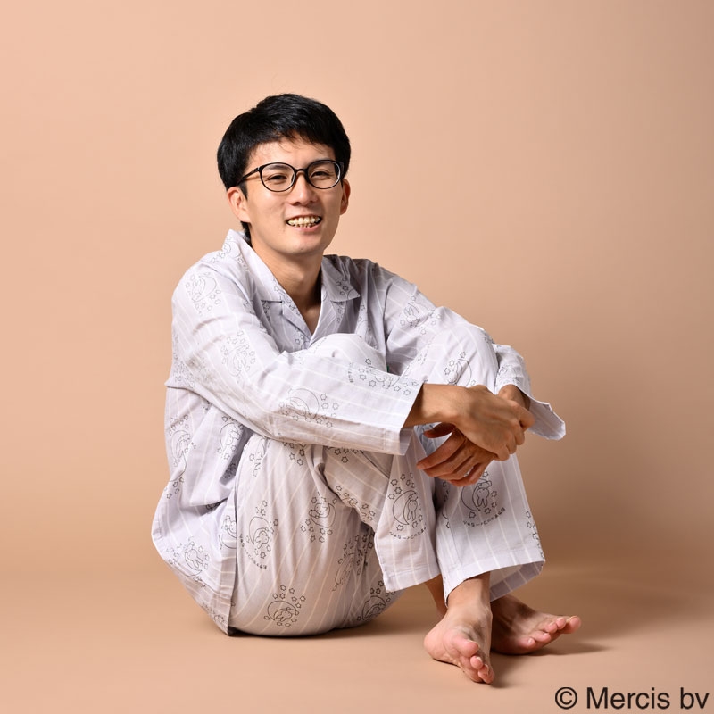 おやすミッフィーちゃんパジャマ（グレー×アイボリー）XS / オードリー