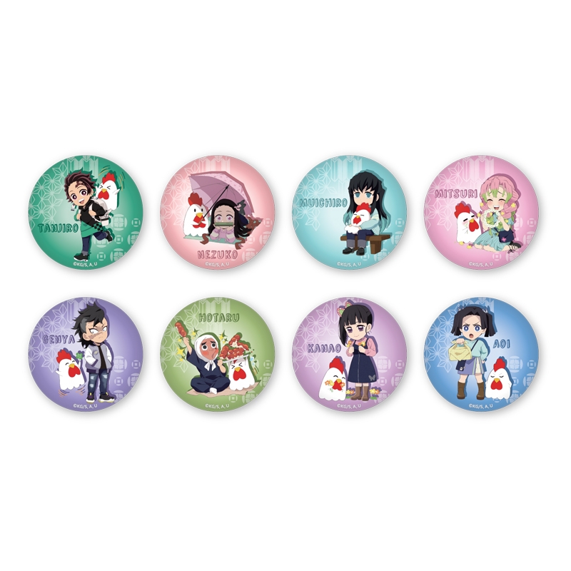 ミニトート & 缶バッジセット(不死川玄弥)【＠Loppi・HMV限定】 : 鬼滅