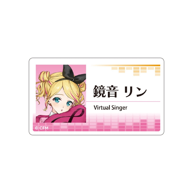 ネームバッジ風アクリルクリップ（全6種のうちランダム1種）/ 初音ミク