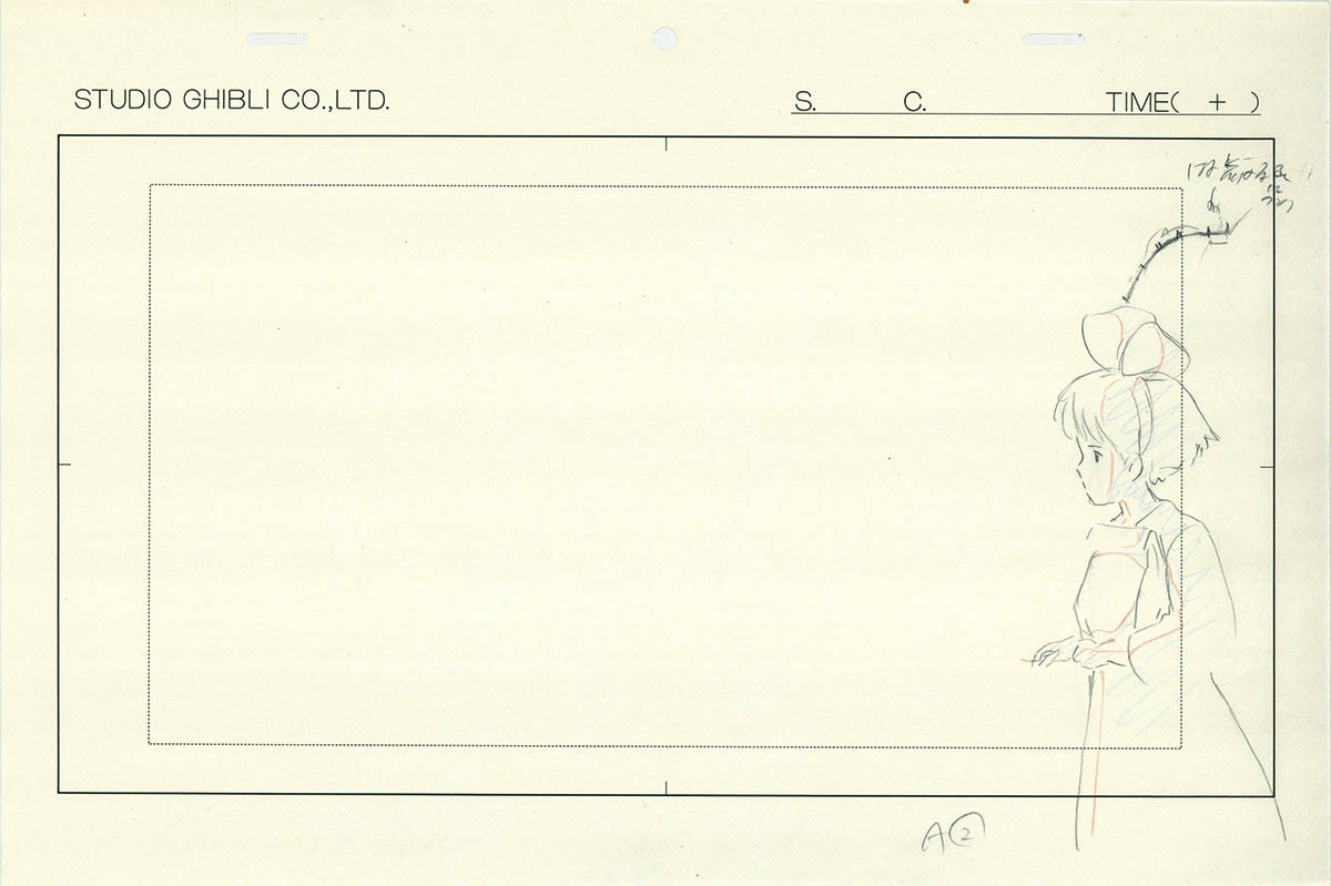3320] 魔女の宅急便 ラフ原画 / 直筆:宮崎駿