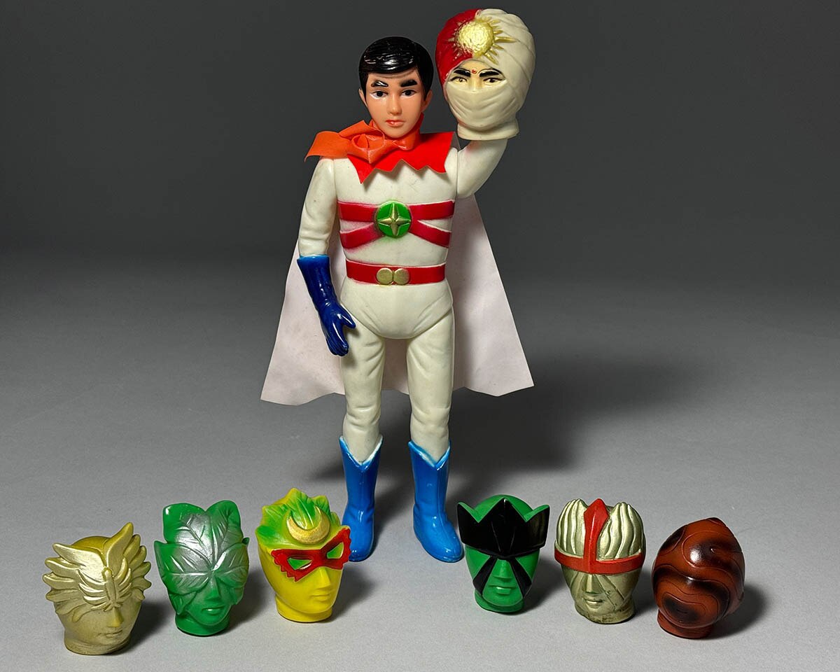 レインボーマン ソフビ マスク 面取れ 昭和 当時物 レトロ