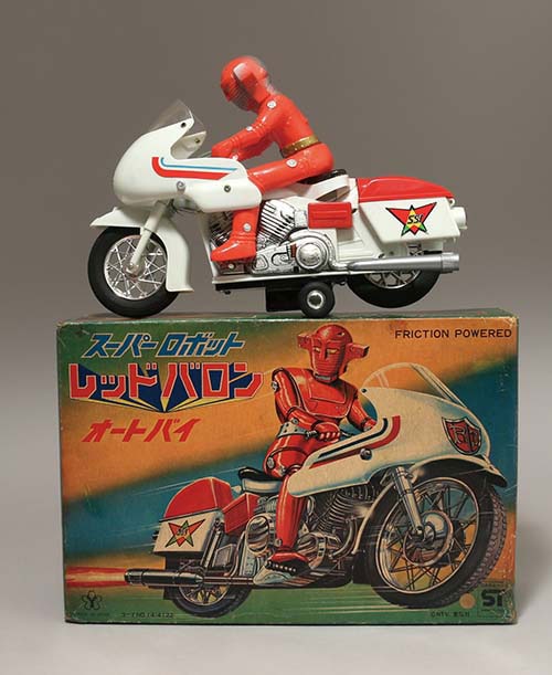 ヨネザワ スーパーロボット レッドバロン オートバイ箱付