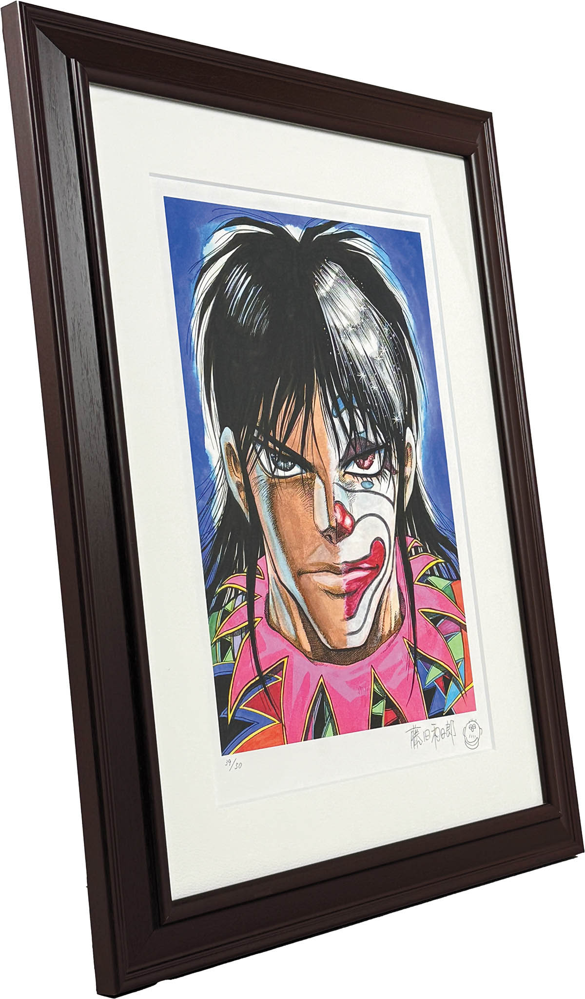 3123] 藤田和日郎 直筆サイン入りカラー複製イラスト「からくりサーカス」