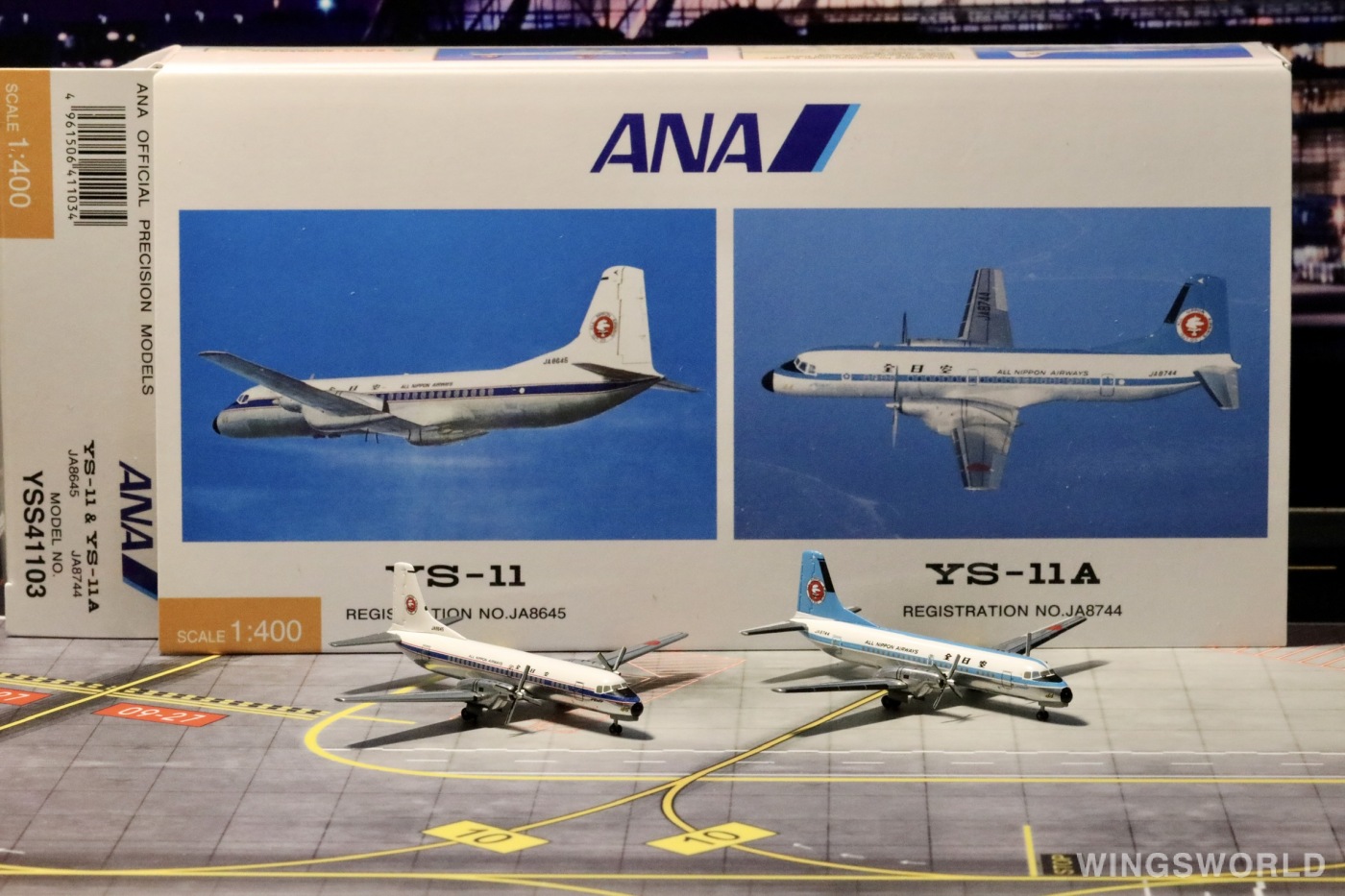 Hogan 1:400 NAMC YS-11 ANA 全日空YSS41103 JA8744 的照片作者