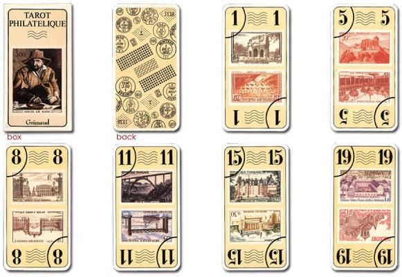 切手がテーマのゲーム用タロット☆】タロット・フィラテリック
