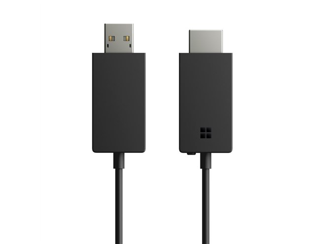 マイクロソフト、Miracast対応無線ディスプレイアダプターに小型の新