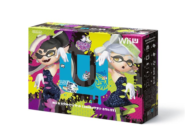 Wii U スプラトゥーン セット (amiibo アオリ・ホタル付き)の製品画像