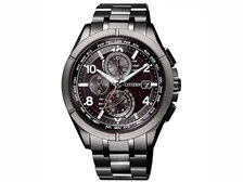 シチズン アテッサ エコ・ドライブ電波時計 ブラックチタンシリーズ