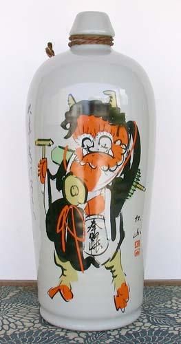 二升徳利 「鬼の寒念仏」 - 大津絵の店 Online Shop