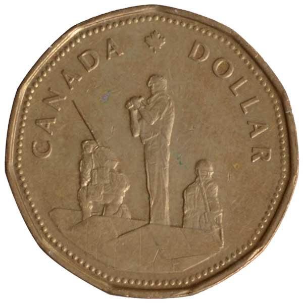 2000年 カナダ 1ドル 硬貨 探検の旅 2000年 カナダ 1ドル 硬貨 探検の