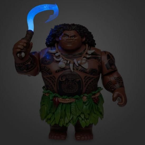 モアナと伝説の海 マウイ ドール フィギュア ライトアップ フック