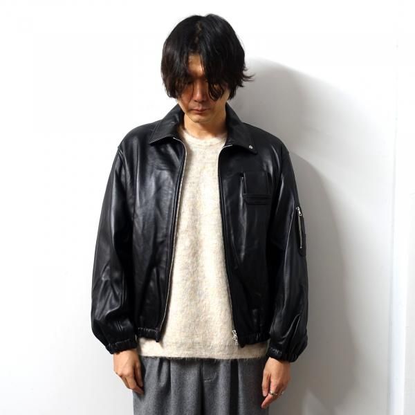 ssstein(シュタイン)/SHEEP LEATHER FLIGHT JACKET/DARK BROWN