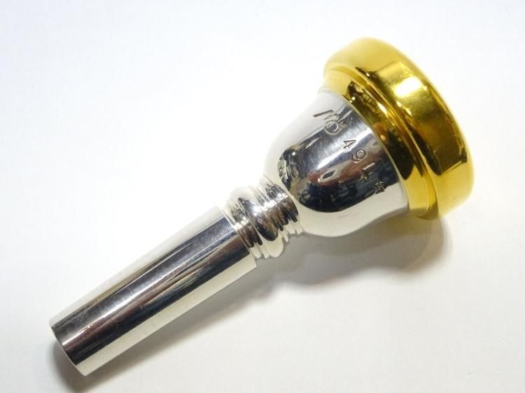 アトリエMOMO トロンボーン用マウスピース 49L☆ 太管【服部管楽器