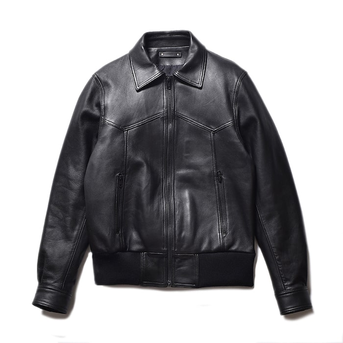 MINEDENIM(マインデニム)｜Sheep Leather Zipup Rib JKT｜正規通販取扱