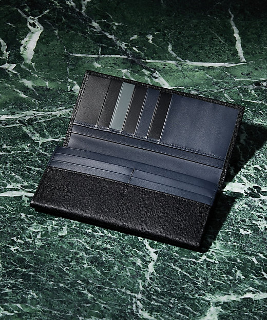 配色型押しレザー 長財布（2002107400） | TAKEO KIKUCHI