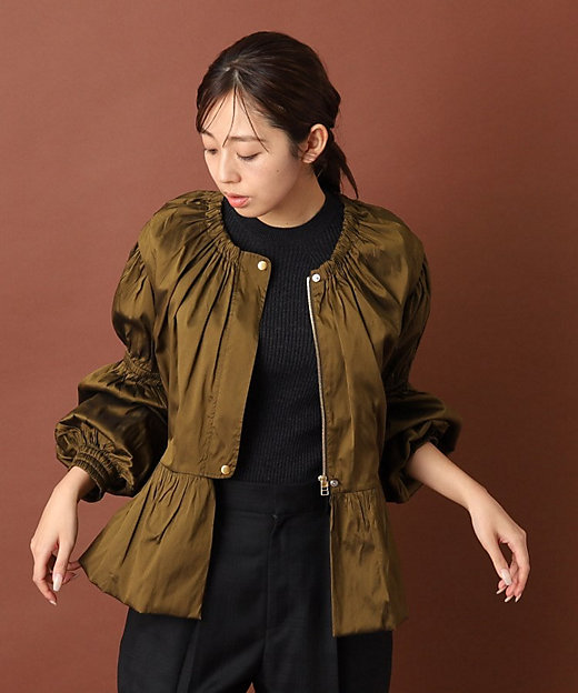 SARA MALLIKA（サラマリカ）ギャザーショートジャケット