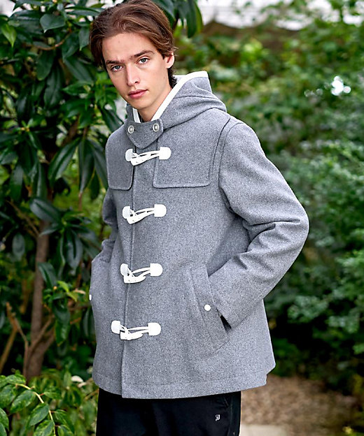 Safari12月号掲載】グレー メルトンダッフルジャケット