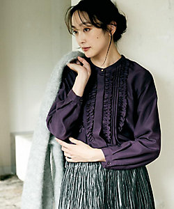 パープル系 UNTITLED (Women)の小さいサイズ 3号～7号／XXS～S シャツ