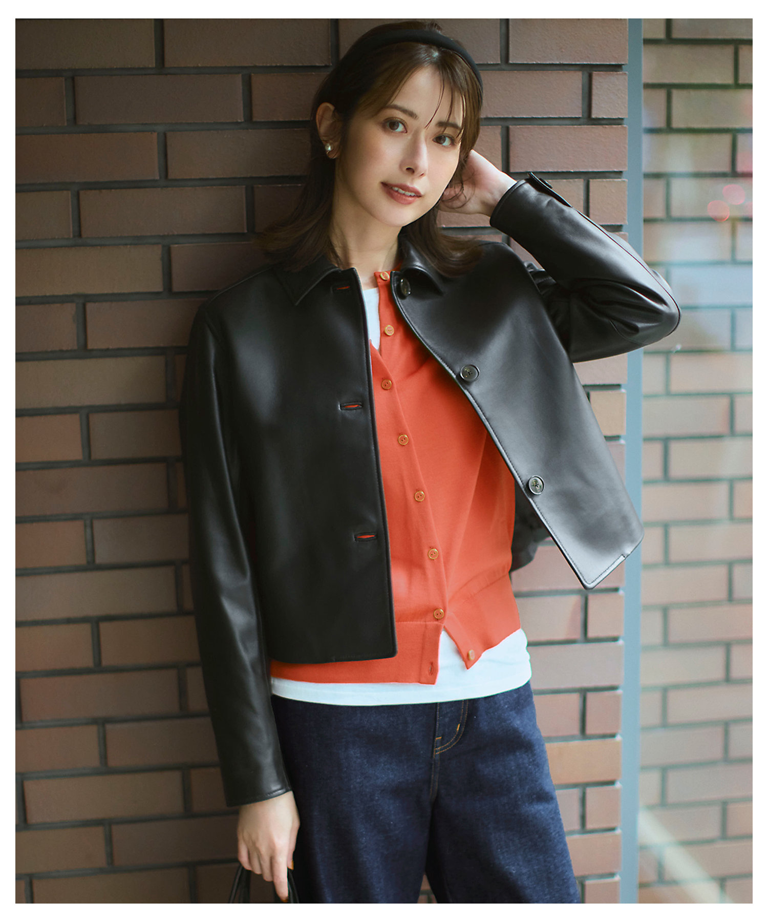 ラムレザー ステンカラー ジャケット（JKWWGA0304） | 23区