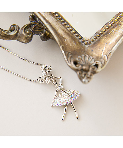 バレリーナドールロングネックレス（51142605） | Rose Tiara