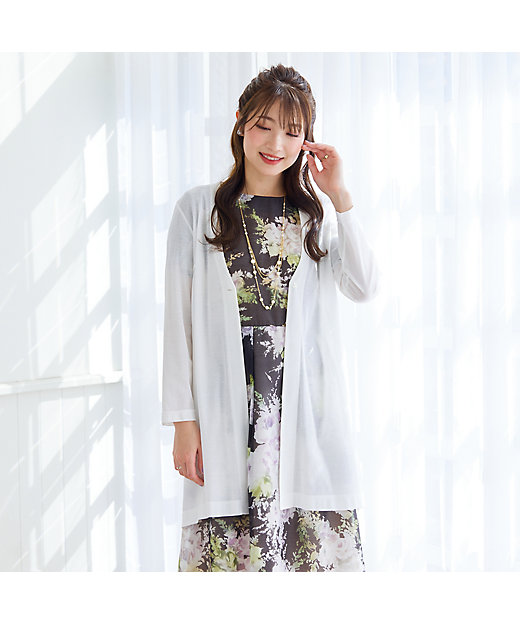 ペプラムカーディガン（51122506） | Rose Tiara (Women