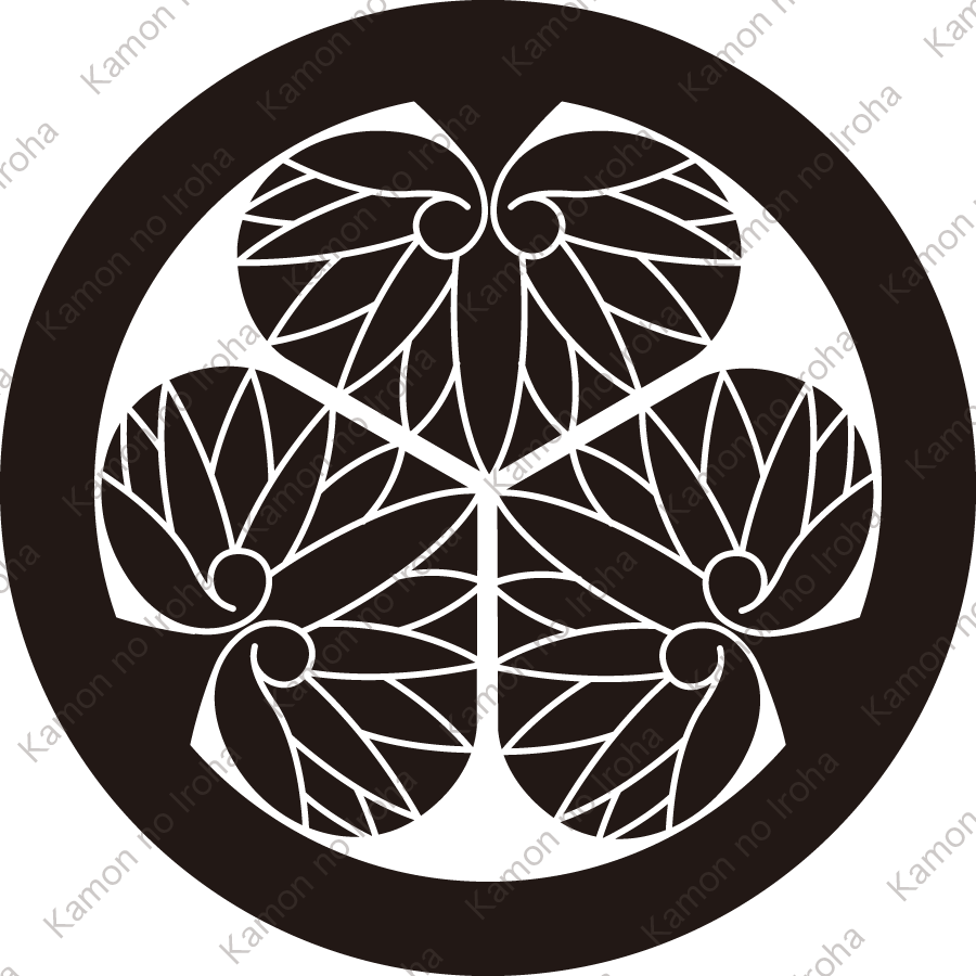 丸に三つ葵紋（まるにみつあおい）：家紋のいろは