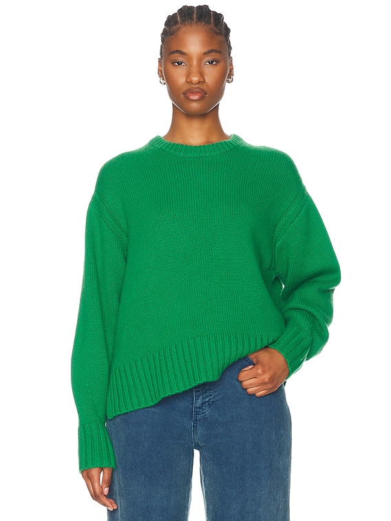 Guest In Residence Cozy Crew Sweater in Rainforest | FWRD