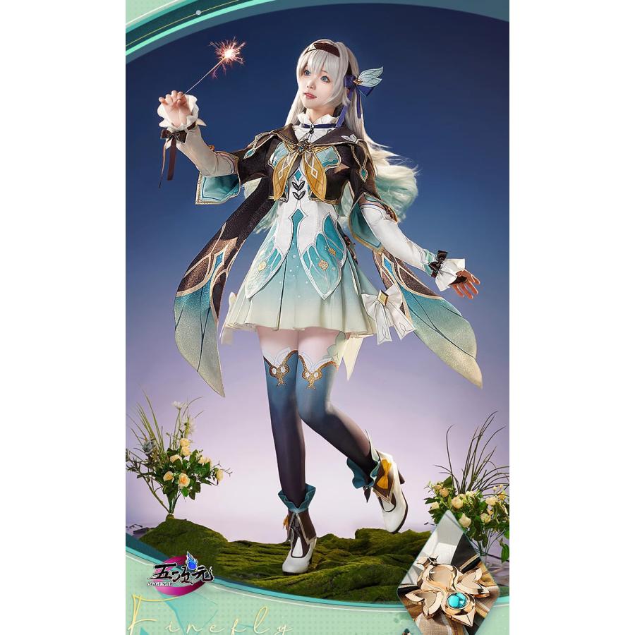 三分妄想 崩壊スターレイル コスプレ スタレ ホタル 衣装 ※ウィッグ 靴