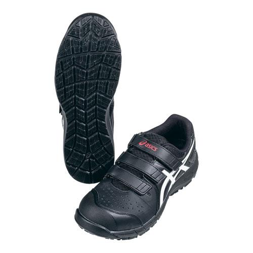 アシックス ウィンジョブ安全靴CP112 ブラック×ホワイト 26.5cm