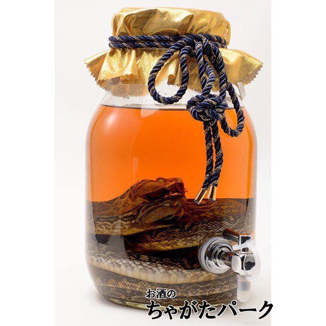 夫婦ハブ入り】 南都酒造 琉球の酒 夫婦ハブ入りハブ酒 蛇口付き 35度