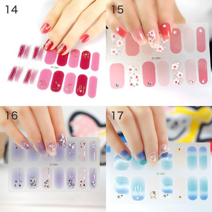 ネイルシール ジェルネイル 貼るだけ ジェル ネイル ネイルステッカー